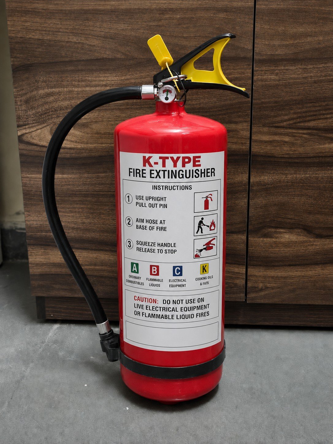 Chemical based K type Fire Extinguisher