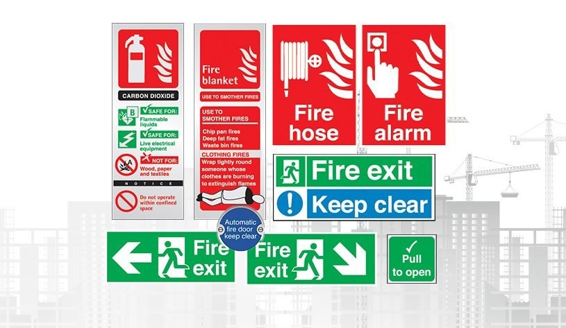 Safety sign boards