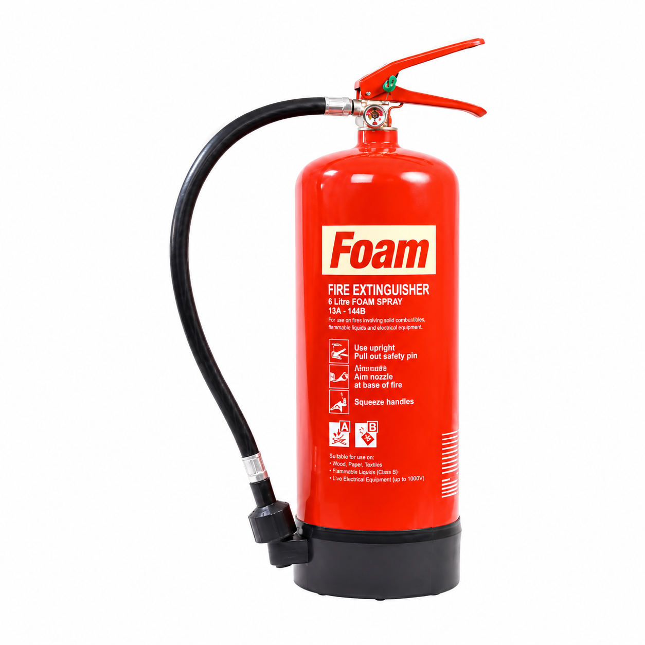 Foam type Fire Extinguisher