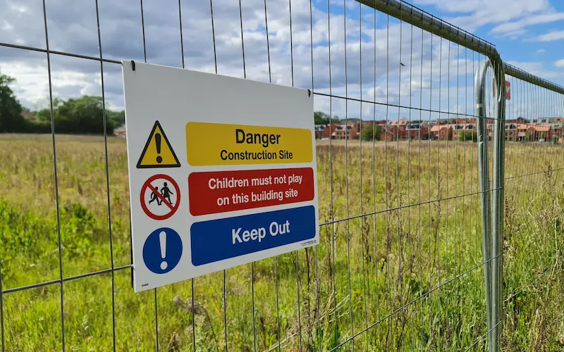 Safety sign boards
